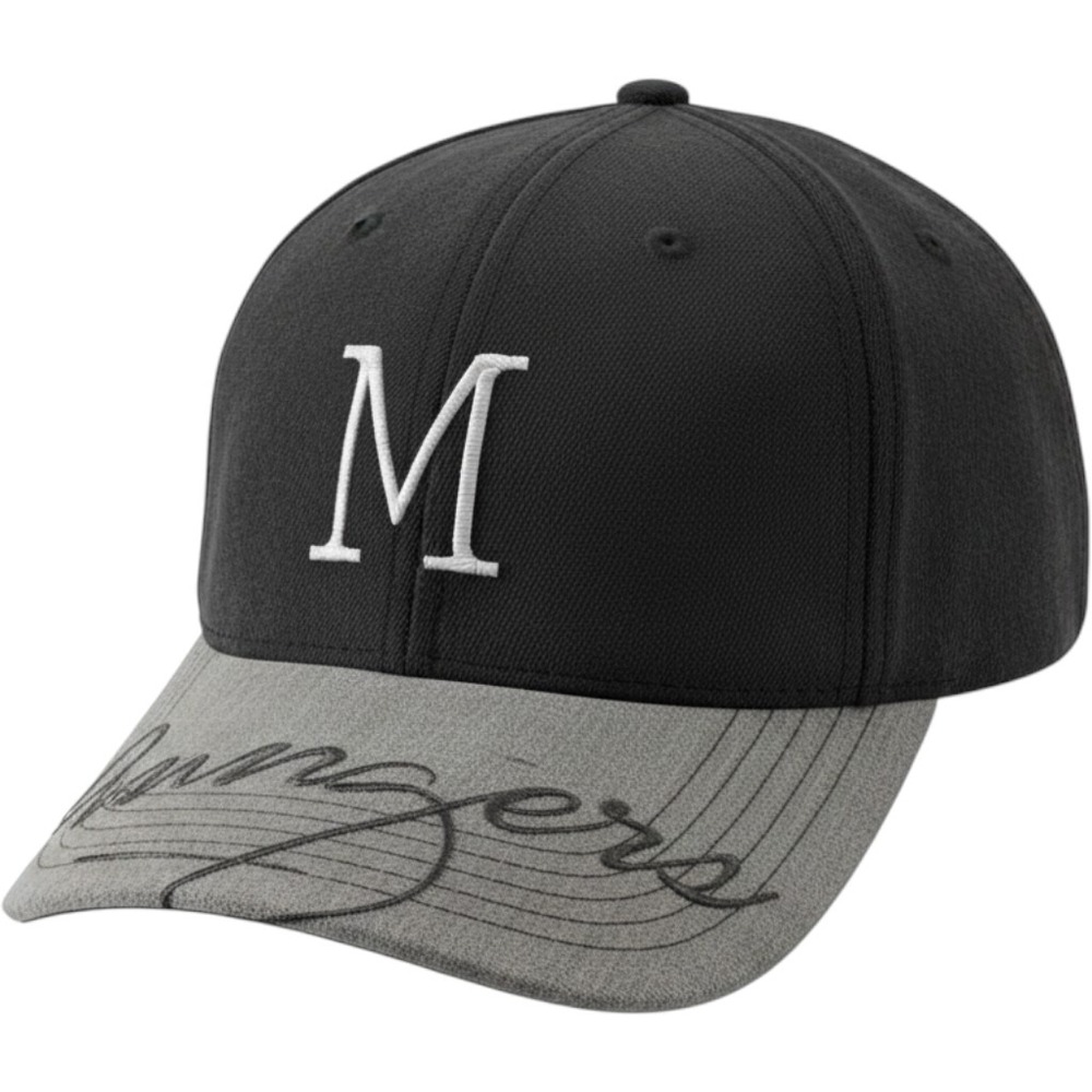 MLB Texas Rangers Baseball Hat OSFM Black Grey Embroidered Script Cap Y2K Skater